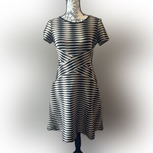 Striped swing Dress by Loft